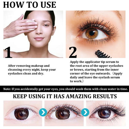 Eyebrows Natural Thick Slender Curl Curl Moist Natural Castor Oil Growth Liquid Serum Extension Eyelash Female Makeup Product Beauty World Shop