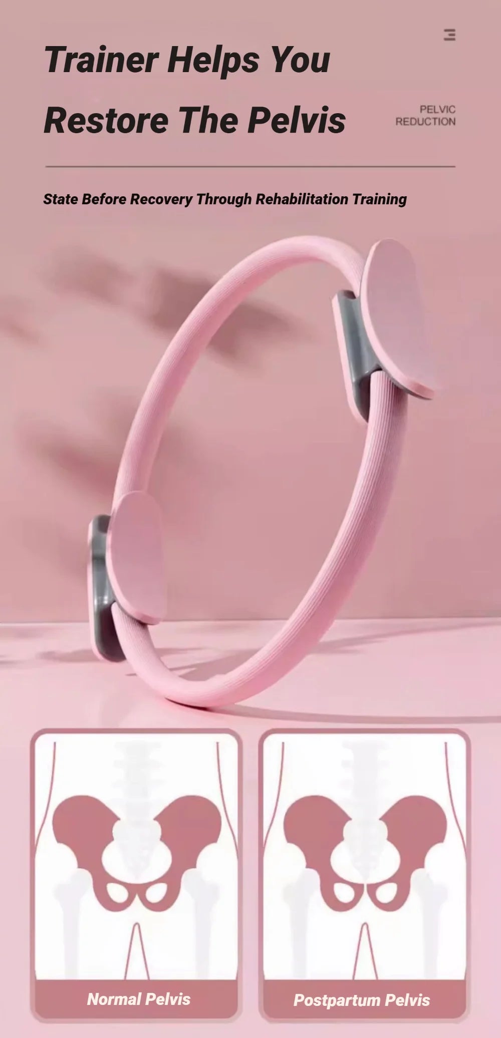 Yoga Fitness Ring Circle Pilates Women Girl Exercise Home Resistance Elasticity Workout Pelvic Floor Muscle Postpartum Training Beauty World Shop