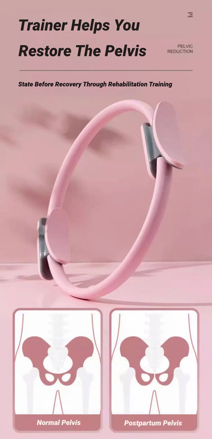 Yoga Fitness Ring Circle Pilates Women Girl Exercise Home Resistance Elasticity Workout Pelvic Floor Muscle Postpartum Training Beauty World Shop