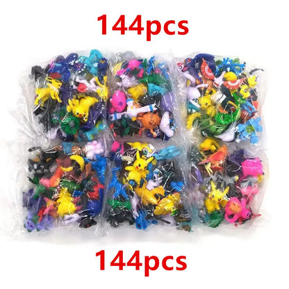 1-144 PCS Gift Box Christmas Gift Action Figure Toys Genuine  Anime Figure Toys For Children Beauty World Shop