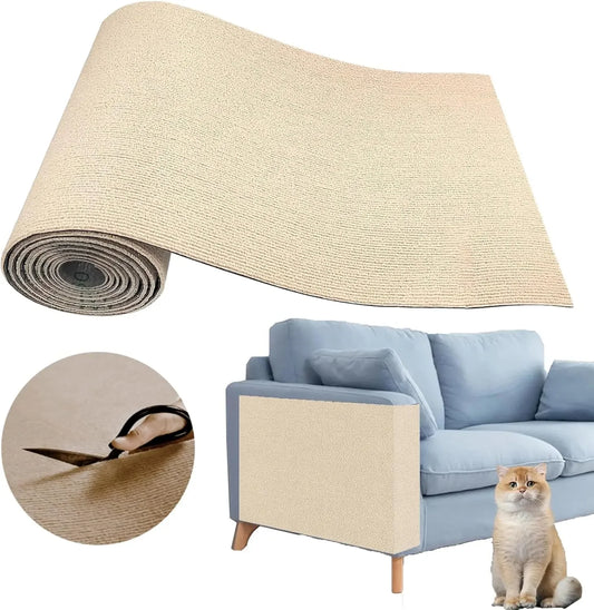 Trimmable Self-Adhesive Carpet Cats Scratch Board Wall Anti Cat Scratch Sofa Diy Cats Scratch Board Sofa Protection Paws Sharpen Beauty World Shop
