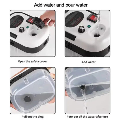 Portable Handheld Steam Cleaner High Temperature Pressurized Steam Cleaning Machine With Brush Heads For Kitchen Car Beauty World Shop