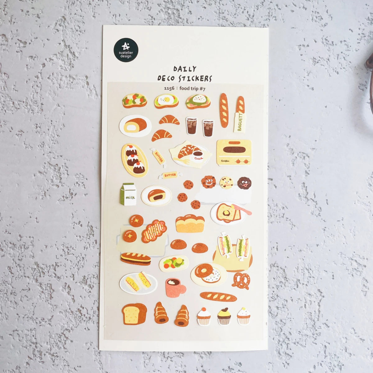Korean Import Original Suatelier Collection Kawaii Daily Stickers Scrapbooking Diy Journal Stationery Sticker Deco Art Supplies Beauty World Shop