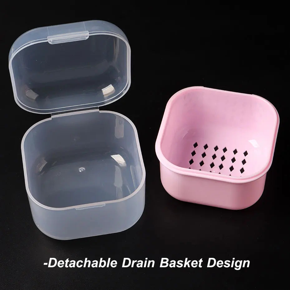 Portable Alcohol Disinfection Filter Cleaning Box Nail Art Drill Bits Grinding Head Disinfection Box Manicure Sterilization Tool Beauty World Shop