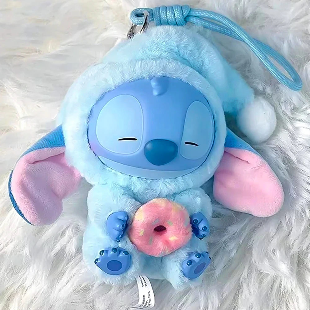 2025 HOT New Stitch Eat Some Thing Before Sleep Series Vinyl Blind Box Bag Pendant Cute Plush Doll Mystery Box Toy SurpriseGifts Beauty World Shop