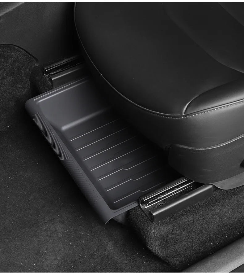 For Tesla Model Y Under Seat Storage Box Case Car Seat Organizer Vehicle Underseat Drawer Holder for Tesla Model Y Interior Tray Beauty World Shop