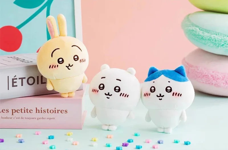 Chiikawa Keychain Cute Cartoon Plush Keychain Usagi Backpack Charm Anime Character Pendant Birthday Gift Game Prize Beauty World Shop