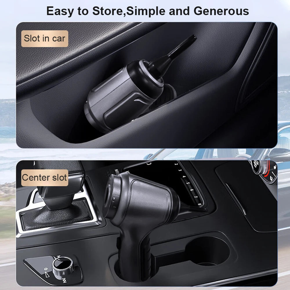 Car Vacuum Cleaner Wireless Portable Vacuum Cleaner 95000PA Strong Suction Handheld Mini Cleaner High Power Blower for Car Home Beauty World Shop