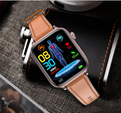 2025 New 24-Hour Health Monitoring Smart Watch Men Uric Acid Blood Lipids Heart Rate Bluetooth Call Smartwatch Women Beauty World Shop