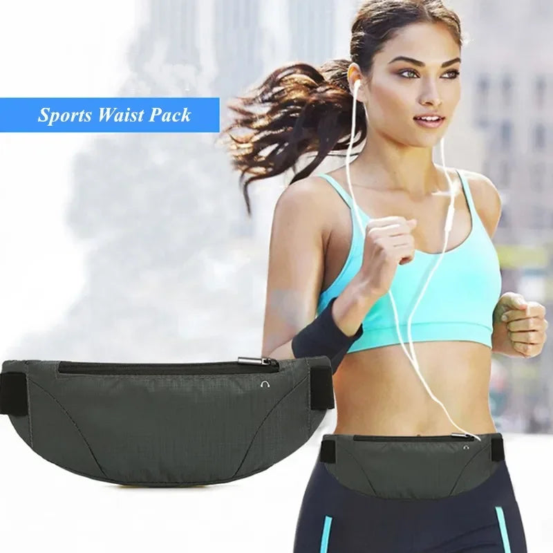 1PC Fanny Packs Women Men Running Bag Waist Pack Hip Bum Belt Sports Lightweight Waterproof Breathable Phone Pouch Beauty Trend Shop