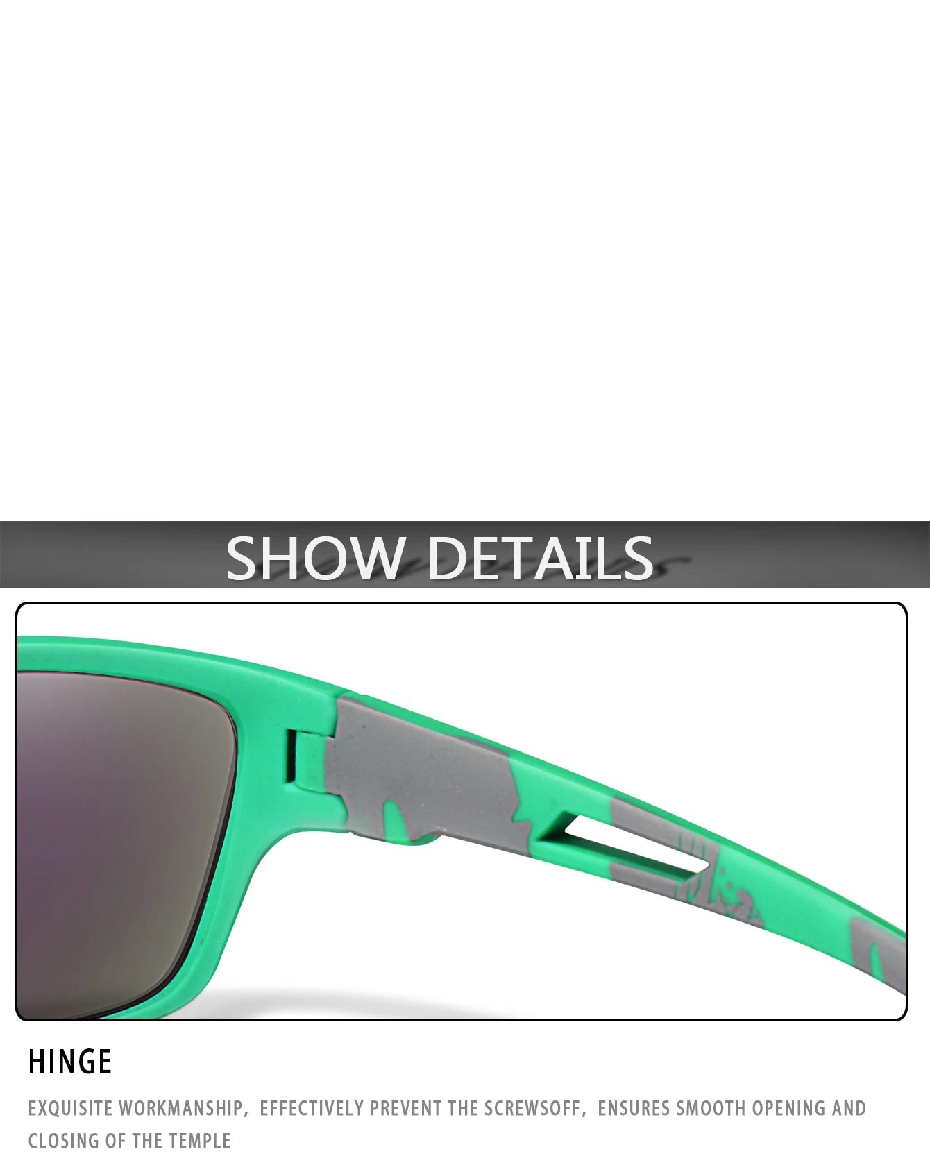 Men's Polarized Fishing Sunglasses Men Women Cycling Driving Hiking Sun Glasses Anti-glare UV400 Eyewear TAC Lens 1 PC Beauty World Shop