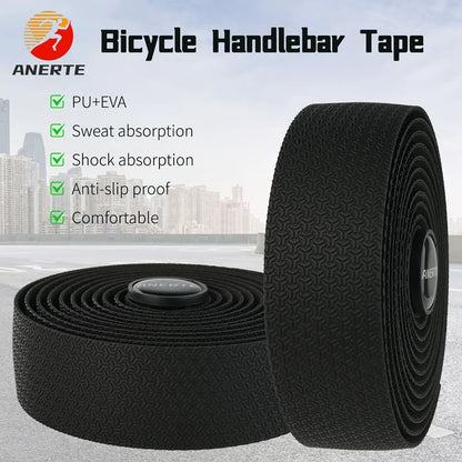 Anerte Road Bike Handlebar Tape，Extra Thick Soft & Non-Slip Comfortable Bike Grip Tape For Handlebars，2025 New Products Beauty World Shop