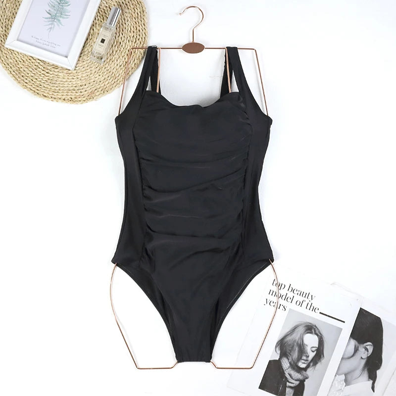 2024 One Piece Swimsuit Sexy Plus Size Swimwear Women Tummy Control Beach Wear for Bathing Suits Monokini Maillot De Bain Female Beauty World Shop