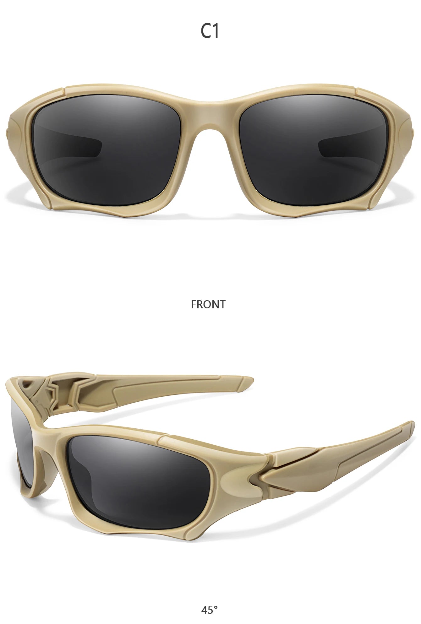 Polarized Fishing Sunglasses for Men Women Classic Camouflage Shades with UV Protection for Outdoor Driving Cycling Hiking Beauty World Shop