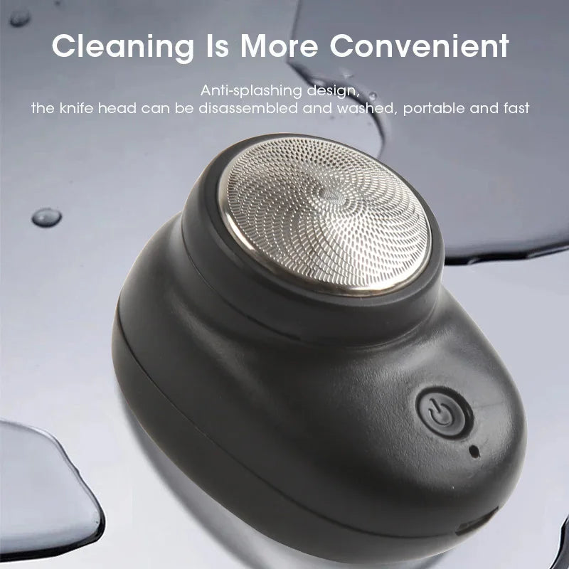 Upgraded Portable Men's Razor Wet and Dry Washable Razor Usb Rechargeable Body Hair Trimmer Fast Charging, Digital Display Beauty World Shop