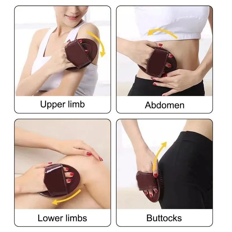 Universal Silicone Meridian Slimming Brush Leg Massage Tool Five Elements Dredging Body Beauty Health Care Scraping Equipment Beauty World Shop