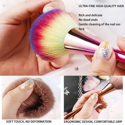 Nail Art Brush Remove Nail Dust Brush Acrylic UV Gel Polish Powder Cleaning Tool Manicure Accessories Beauty Makeup Brushes Beauty World Shop
