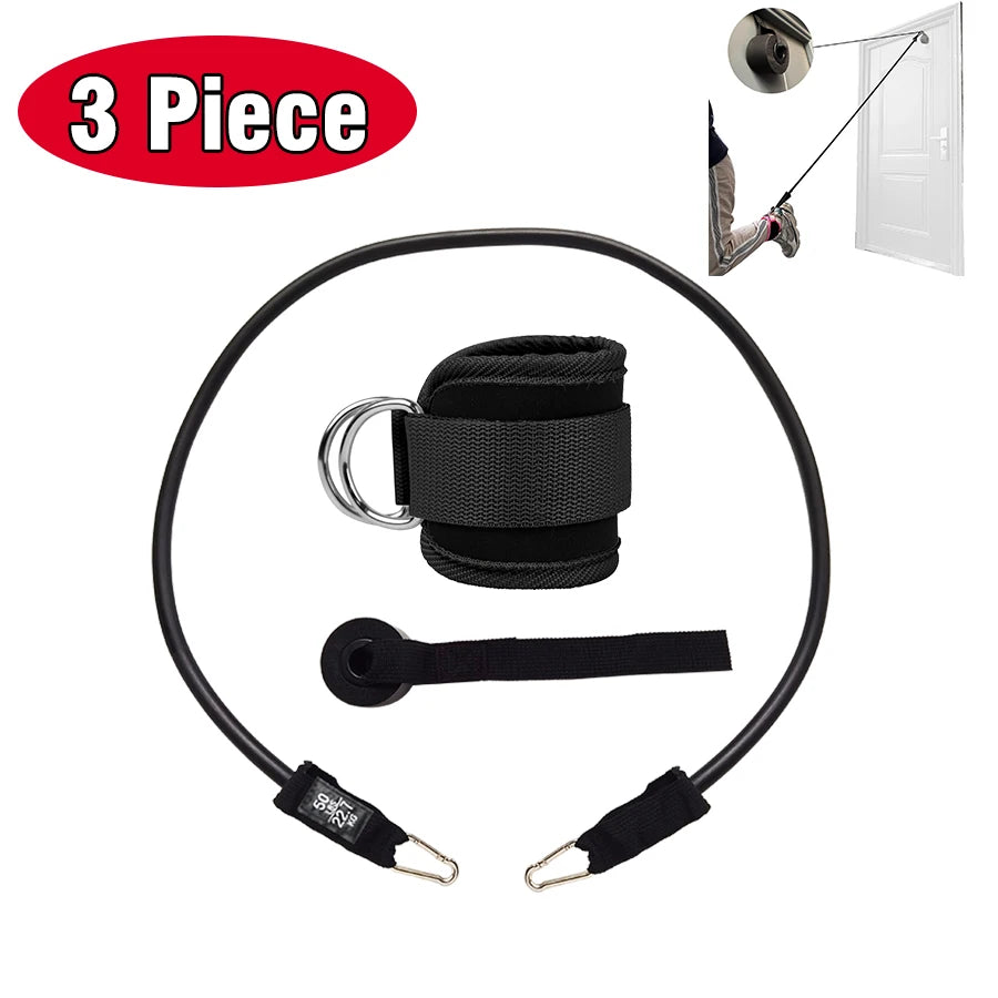 Fitness Ankle Straps Adjustable D-Ring Support Cuffs Gym Leg Strength Workouts Pulley With Buckle Sports Guard Safety Abductors Beauty World Shop