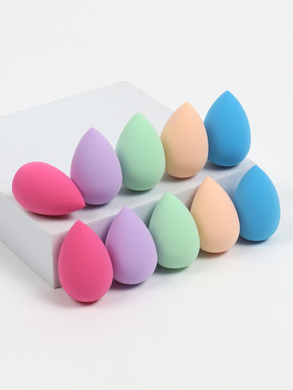 10 件 Mini Makeup Sponge Powder Puff Beauty Sponge for Makeup Concealer Liquid Foundation Face Cosmetic Puff Make up Sponge Beauty World Shop