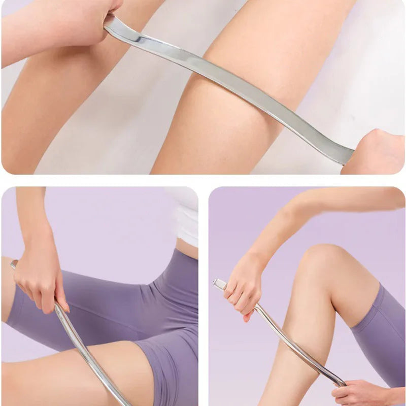 Professional Stainless Steel Gua Sha Tools Physical Therapy,GuaSha Gym Muscle Massager Relaxation tool Fascial knife health AM11 Beauty World Shop