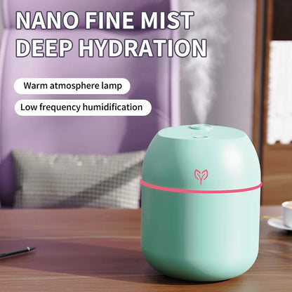 220ML big fog amount usb air humidifier Small desktop humidifier home intelligent car aromatreatment machine Beauty World Shop