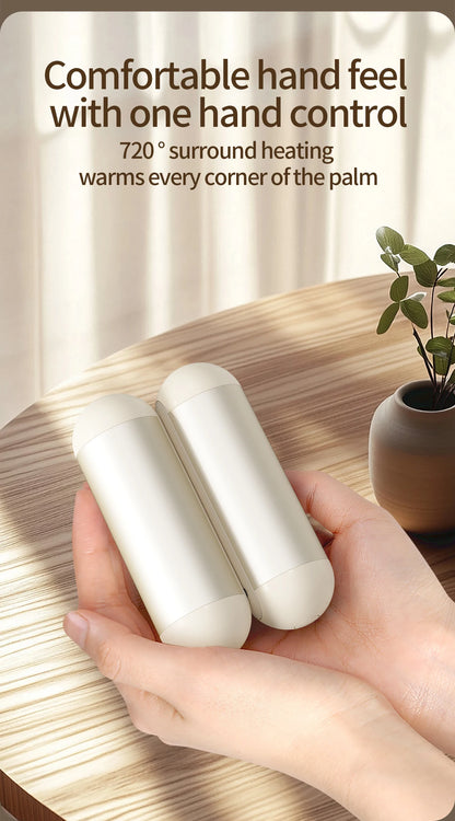 Hand Warmers Rechargeable 2 Pack Magnetic 3 Settings Fast Heating Electric Portable Pocket Heater for Women Men Outdoor Camping Beauty World Shop
