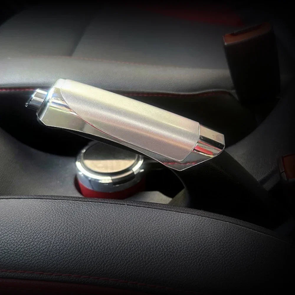 Universal Car Handbrake Grip Protect Cover Styling Wooden Carbon Fiber Decor High Quality ABS Smooth SUV Interior Accessory Beauty World Shop