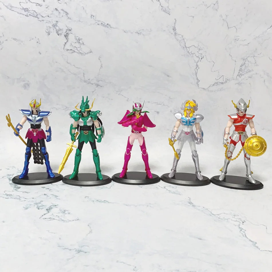 In Stock Hot Anime Figure Phoenix Ikki Hyoga Seiya Shiryu Standing Armor Model Children's Toys PVC Box Desktop Collection Toys Beauty World Shop