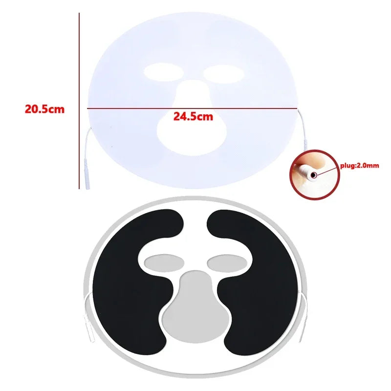 Facial Electrode Pads Gel Non-woven Patch Self-adhesive Acupuncture Electric Massager Digital Machine Beauty World Shop