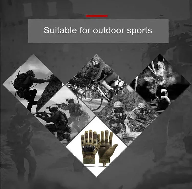 Men's and Women's Outdoor Mountaineering Hiking Wear-resistant Gloves Cycling Fitness Protective Gloves Beauty World Shop