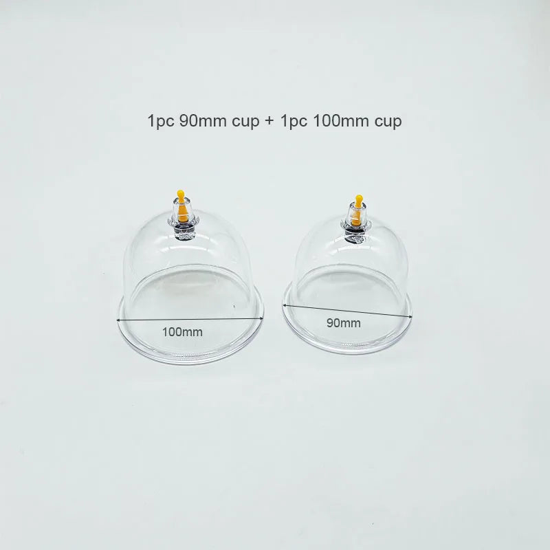 Big Size Vacuum Cupping Breast & Buttocks Enlargement Massager Suction Pump Machine Butt Lifting Device Back Massage Cans Beauty World Shop
