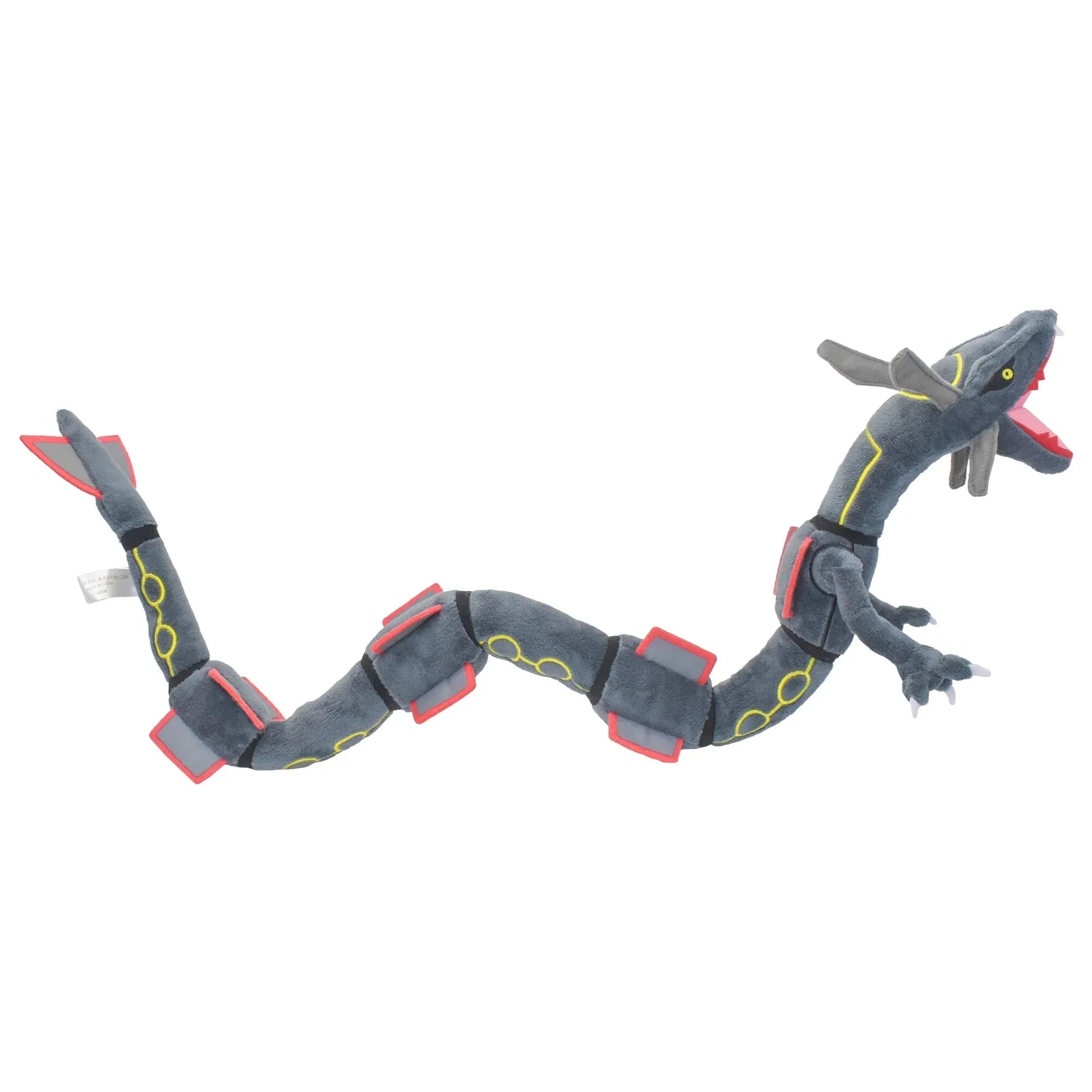 Shiny Rayquaza Plush Toys Stuffed Animal Game for Collectible Gift,Soft Plushies,Cute Cartoon Character Black 12 Inch Beauty World Shop