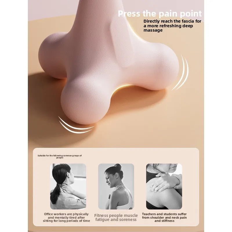 Four Corner Fascia Ball Plantar Ball Massage Shoulder Neck Waist Hand Muscles Lactate Exercise Relaxation Meridian Fitness Ball Beauty World Shop