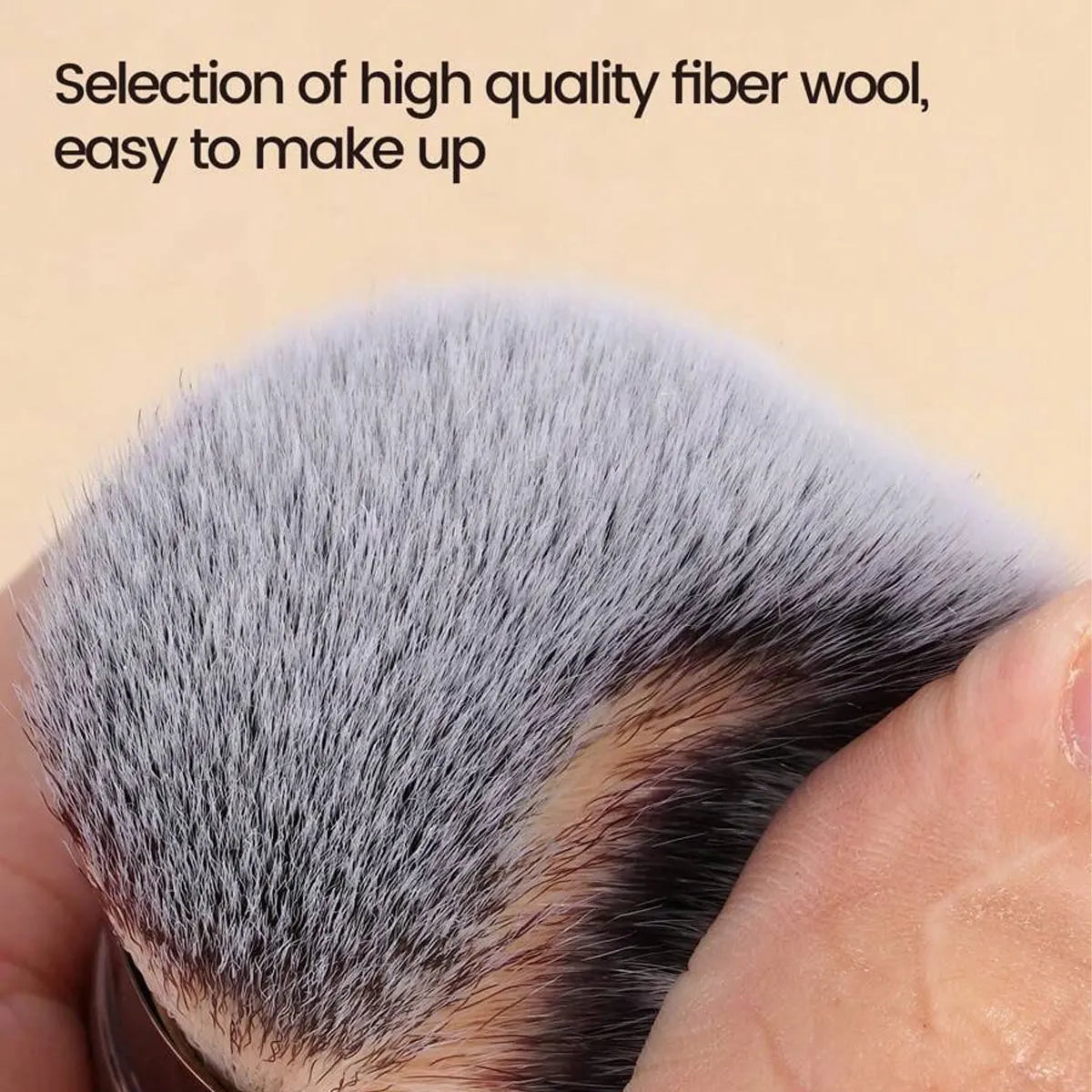1pc Professional Face Retractable Makeup Brush,Blush Brush Foundation Brush Loose Powder Brush Synthetic Hair Ultra-Soft Doundat Beauty World Shop