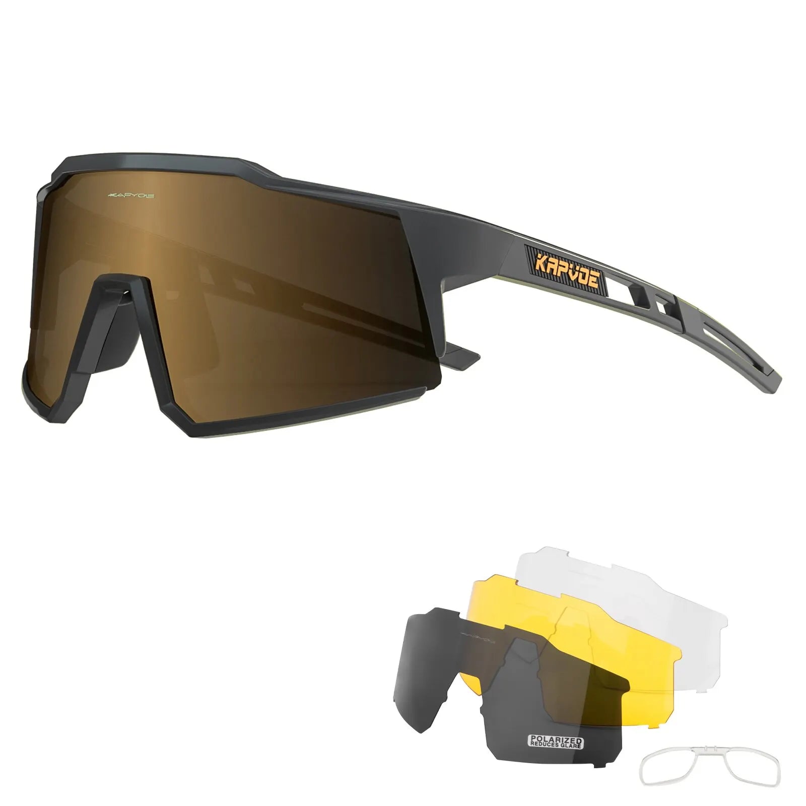 Kapvoe Cycling Glasses Polarized MTB Road Bike Glasses UV400 Protection Sunglasses Ultra Light Sport Eyewear Equipment Beauty World Shop