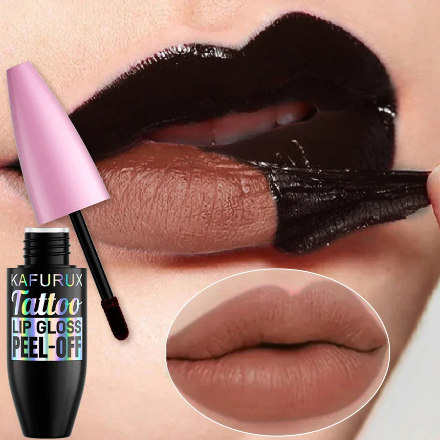 7 Colors Blading Lip Gloss Peel Long Lasting Waterproof Liquid Lipstick Pink Lip Glaze Transfer Resistant Lip Tint Makeup Gifts Beauty Trend Shop