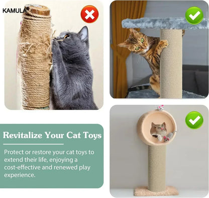 Wall Self-Adhesive Anti Cat Scratch Sofa Protector DIY Cats Scratch Protection Paws Sharpen Trimmable Carpet Cats Scratch Board