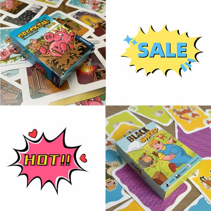 Hot board games Chicken Chiu Chiu Board Game Drecksau Black Sheep Piou Piou Party Cards Game Intellectual Toys Gifts Beauty World Shop