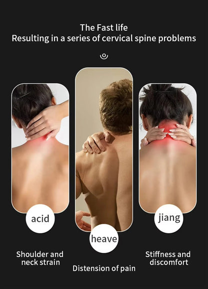 NEW Mini Smart Hanging Neck Shoulder Cervical Spine Massager Mini Portable Hot Compress Neck Artifact Dredging Neck Protector Beauty World Shop