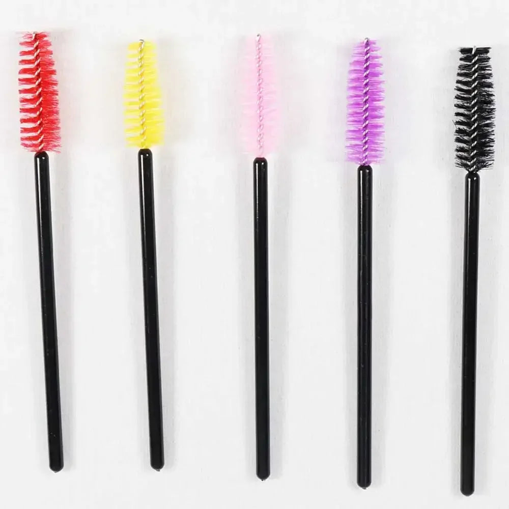 Disposable Crystal Eyelashes Brush Comb 50Pcs Eye Lashes Extension Mascara Wands Makeup Professional Makeup Beauty Tool Beauty World Shop