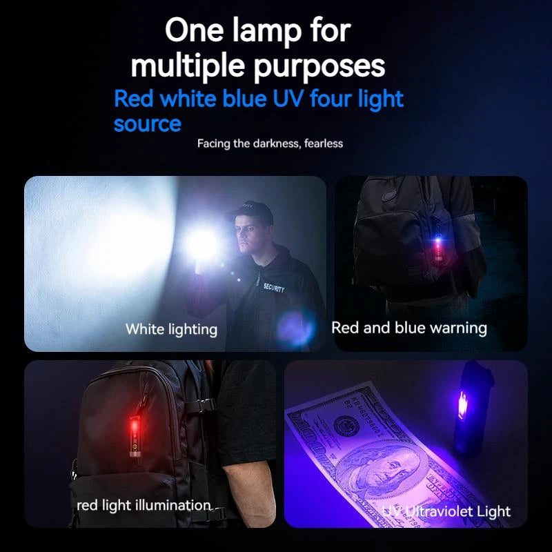 PHILIPS 2025 NEW SFL1121 EDC Flashlight LED Rechargeable Mini EDC Keychain Flashlights Camping Lamp For Hiking Self Defense Beauty World Shop