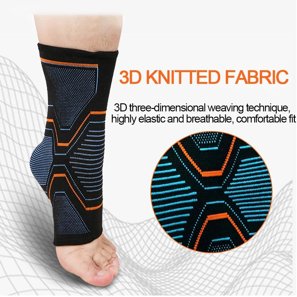 LOOGDEEL 1PCS Elastic Knitted Sports Ankle Support Brace Fitness Cycling Yoga Basketball Volleyball Foot Joint Ankle Protection Beauty World Shop