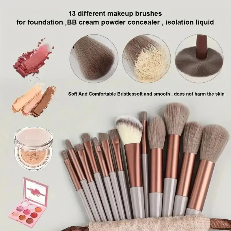 Makeup Brush Set Soft Fluffy Professiona Cosmetic Foundation Powder Eyeshadow Kabuki Blending Make Up Brush Beauty Tool Makeup Beauty World Shop