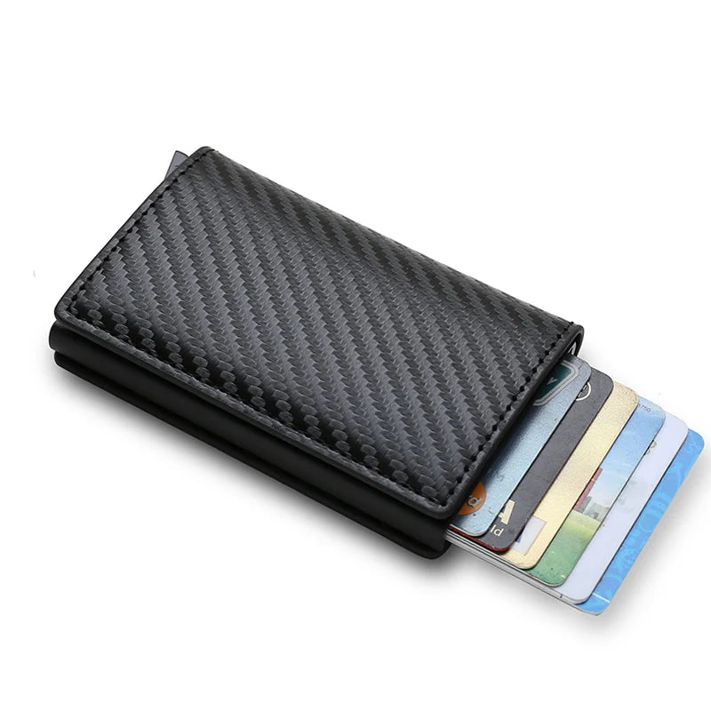 Anti Thief Rfid Credit Card Holder Smart Minimalist Wallet Pocket Men Women Slim Cardholder Bank Cash Creditcard Case Bag Purse Beauty World Shop