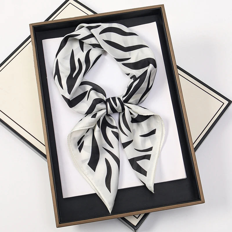 60Colors Luxury Scarf Women 70*70Cm Silk Feel Square Hair Wrapping Foulard Satin Shawl Big Size Head Bandana Hijab Handkerchief Beauty World Shop