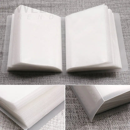 100 Slots Empty Nail Art Sticker Storage Book Album Exhibition Decals Collecting Organizer Holder Display Notebook Manicure Tool Beauty World Shop