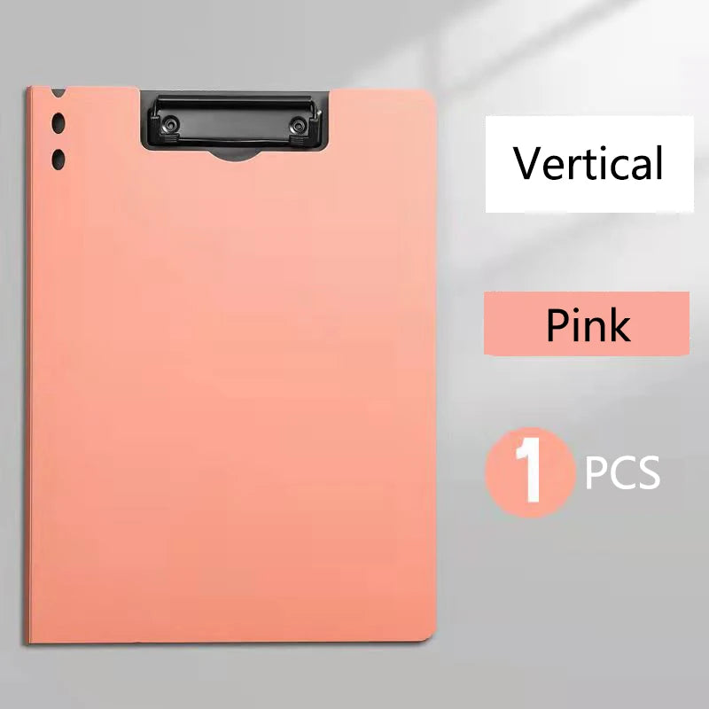 Frosted File Folder Student Test Paper Folder Data Storage Book Office Supplies Board File Folder Writing Board Single Folder Beauty World Shop