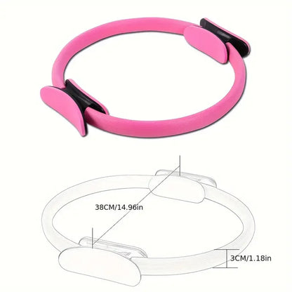 1Pcs Brand New Yoga Fitness Ring Circle Pilates Women Girl Exercise Home Resistance Elasticity Gym Workout Accessories Beauty World Shop