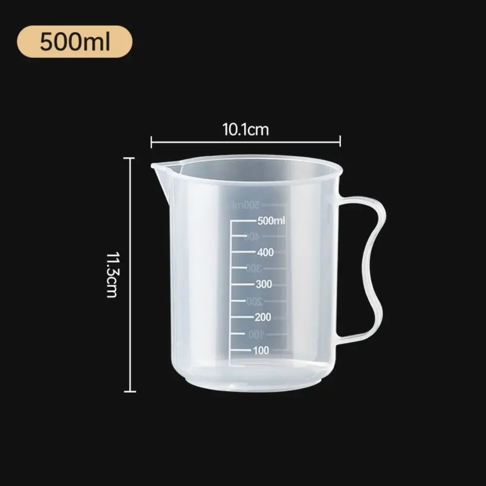 100-5000ml Thickened Plastic Measuring Cup with Scale Food Grade Measuring Cup Experimental Measuring Cup Beaker Plastic Cup Beauty World Shop