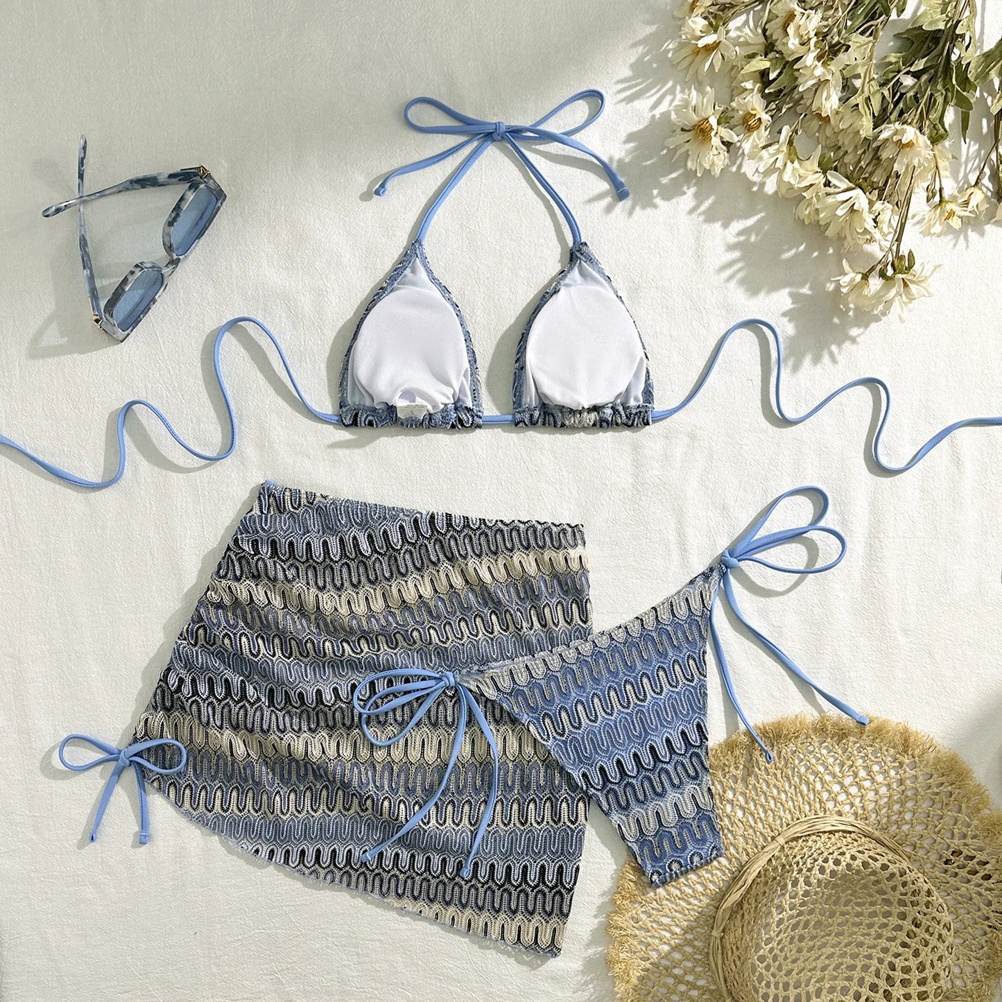 Sexy Bikinis 2026 Female Swimsuits Women's Three-Piece Swimwear Beach Swim Wear Bathing Suits Brazilian Bikini Set Pool Bather Beauty World Shop